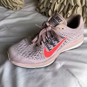 Blush Nike Zoom Running Shoe